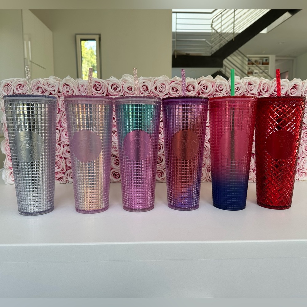 6 Starbucks Tumblers